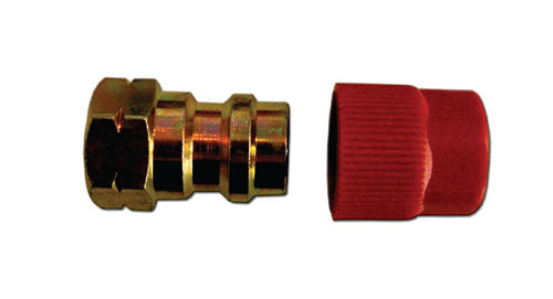 [AD02] ADAPTATEUR PRISE DE CHARGE R12 R134   HP Droit Court