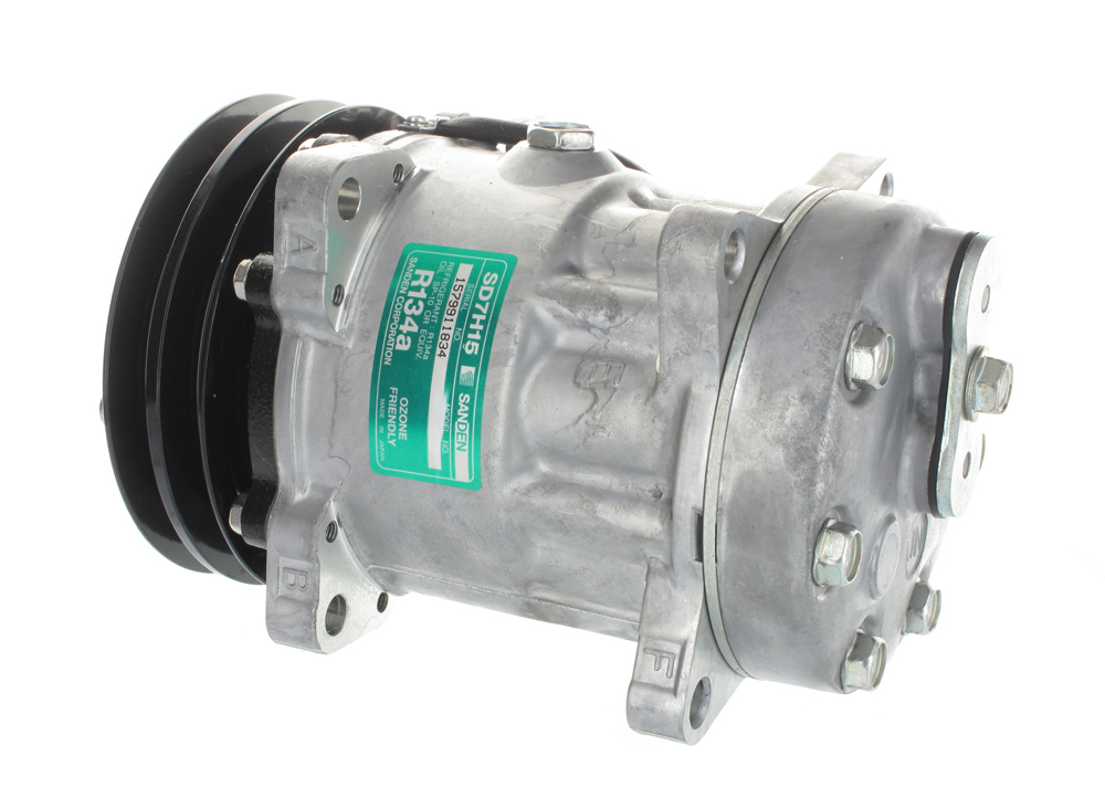 [CP100] COMPRESSEUR RVI TRUCK MIDLUM/PREMIUM  SANDEN 7H15 N°8081