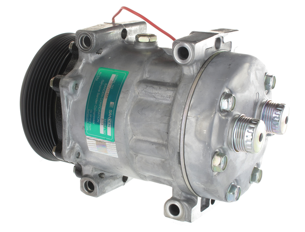 [CP163] COMPRESSEUR NEW HOLLAND CSX 7070 SD7H15 N°8124 12V