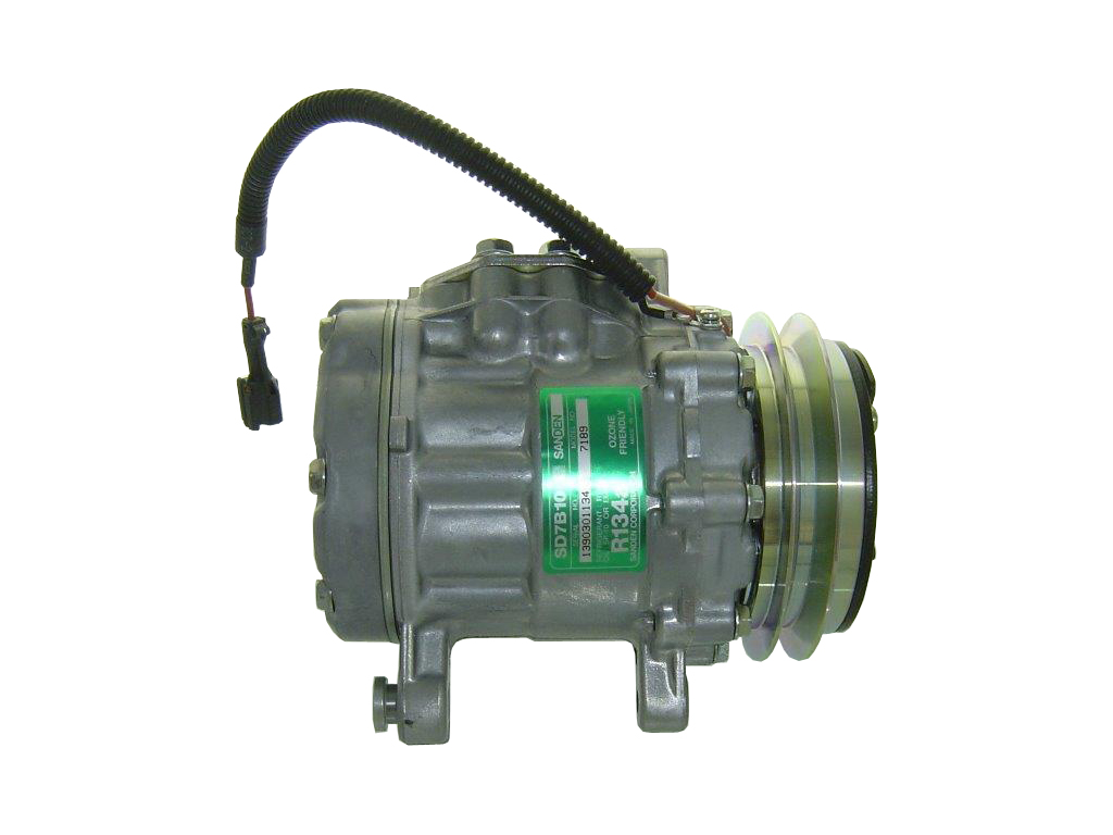 Compresseur SD7B10 POULIE 1 G  /   115mm   A BRIDE 12V