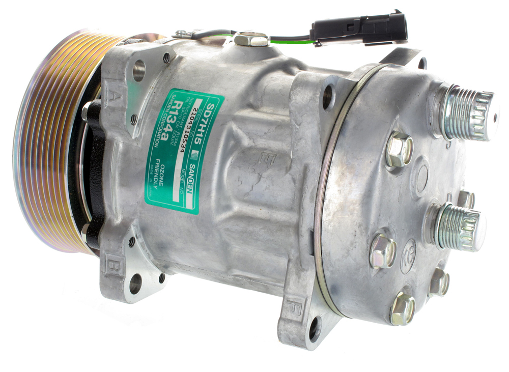 [CP273A] COMPRESSEUR LIEBEHRR - TP - TYPE SANDEN 8085 ORING HORIZ PV8 119mm 24v