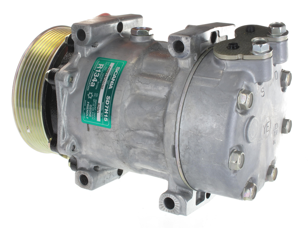 [CP321A] COMPRESSEUR SCANIA TRUCK SANDEN 7H15 - N°8290