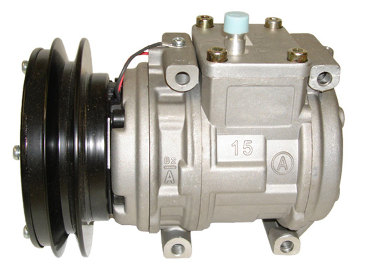 COMPRESSEUR KUBOTA DENSO 10PA15C  1G D152mm BRIDES (PAD)   12V