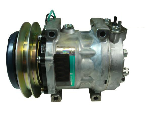 COMPRESSEUR SANDEN 7H13 1G D146mm PAD WL 24v connecteur DEUTZ =143