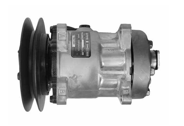 [CP619] COMPRESSEUR SANDEN 7H15 - 1G - 158mm - Brides - GV - 24V - n°4870