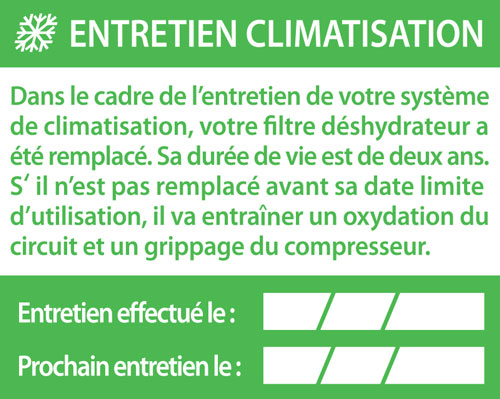 [ET02] ETIQUETTE ENTRETIEN (pochette de 50) VERTE