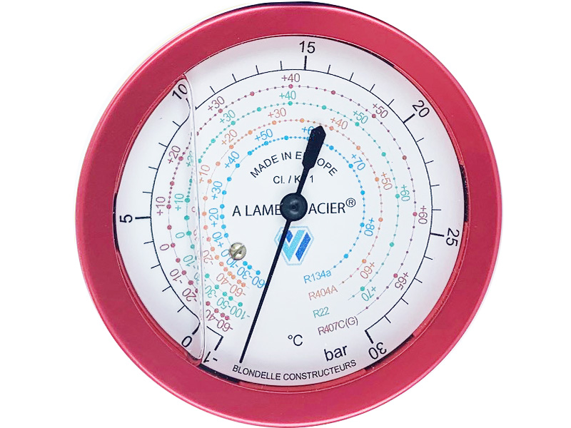 MANOMETRE HP D 63 (connectique arrière)