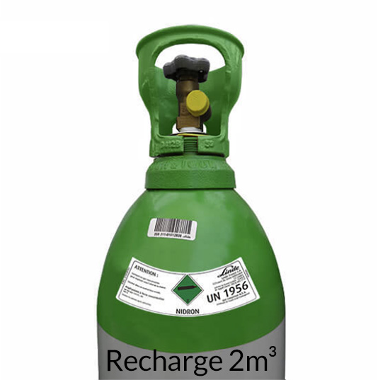 RECHARGE AZOTE HYDROGENEE - NIDRON B10 - 1.9m3