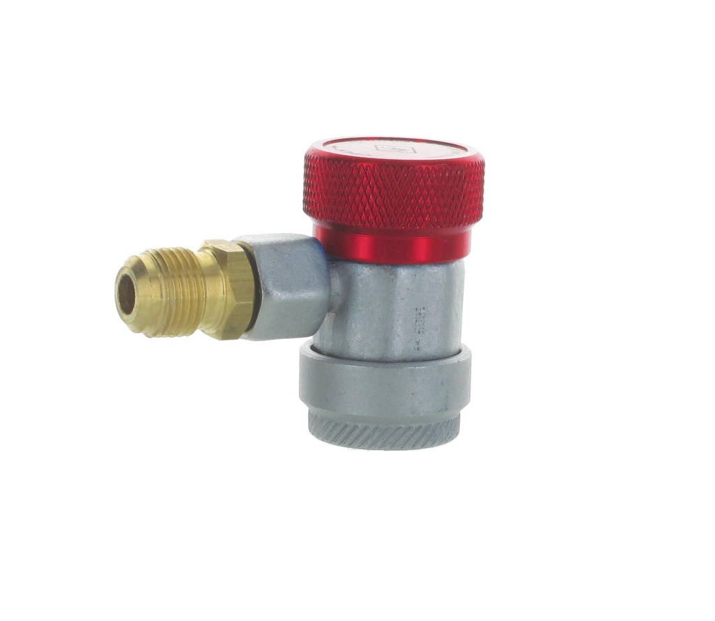 COUPLEUR DE SERVICE R134 ROUGE M3/8 90°