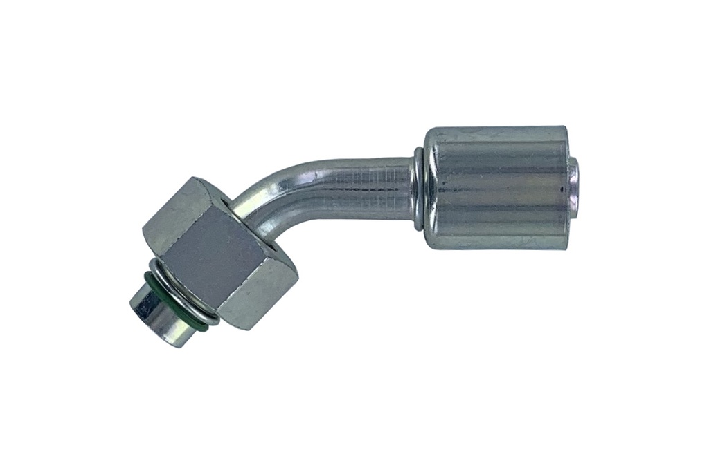 [RAC0312] ACIER femelle Oring 45° M12