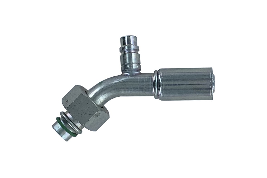 [RAC0410R] RACCORD ORING 45°+ PC R 134 M10