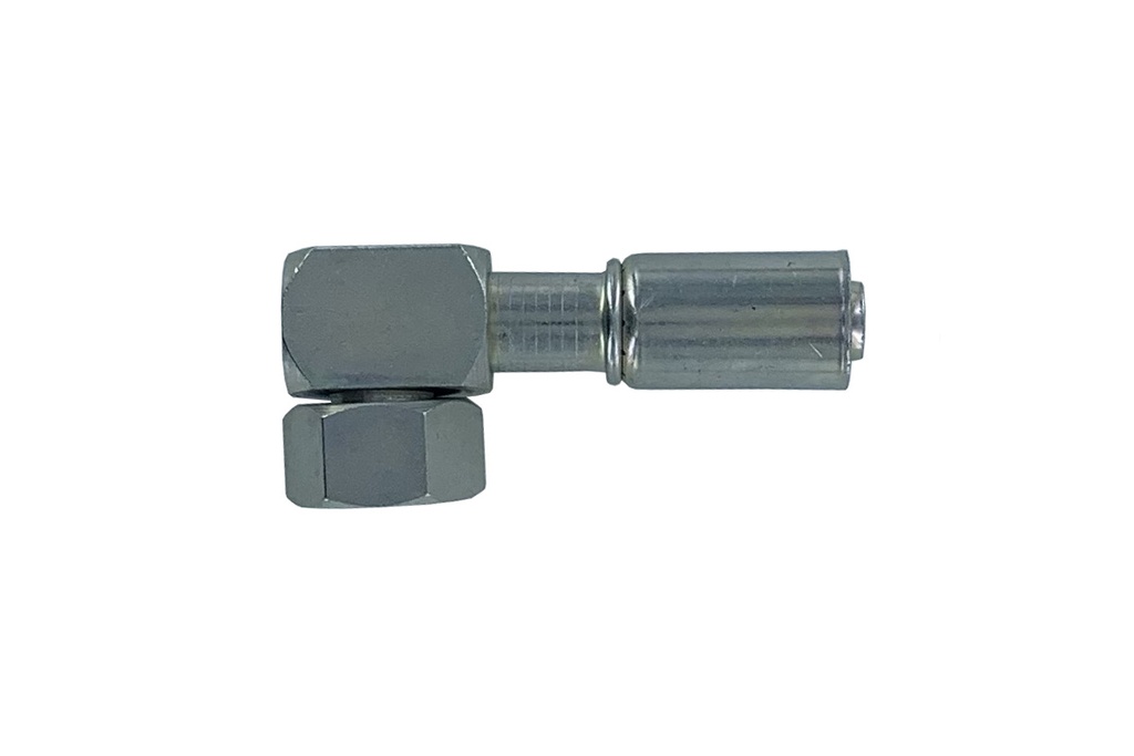 [RAC0610CR] ACIER FEM COMP 90° M10 RED