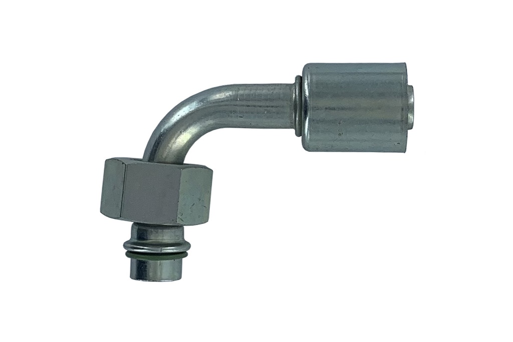 [RAC0612] RACCORD FEMELLE ORING 90° M12