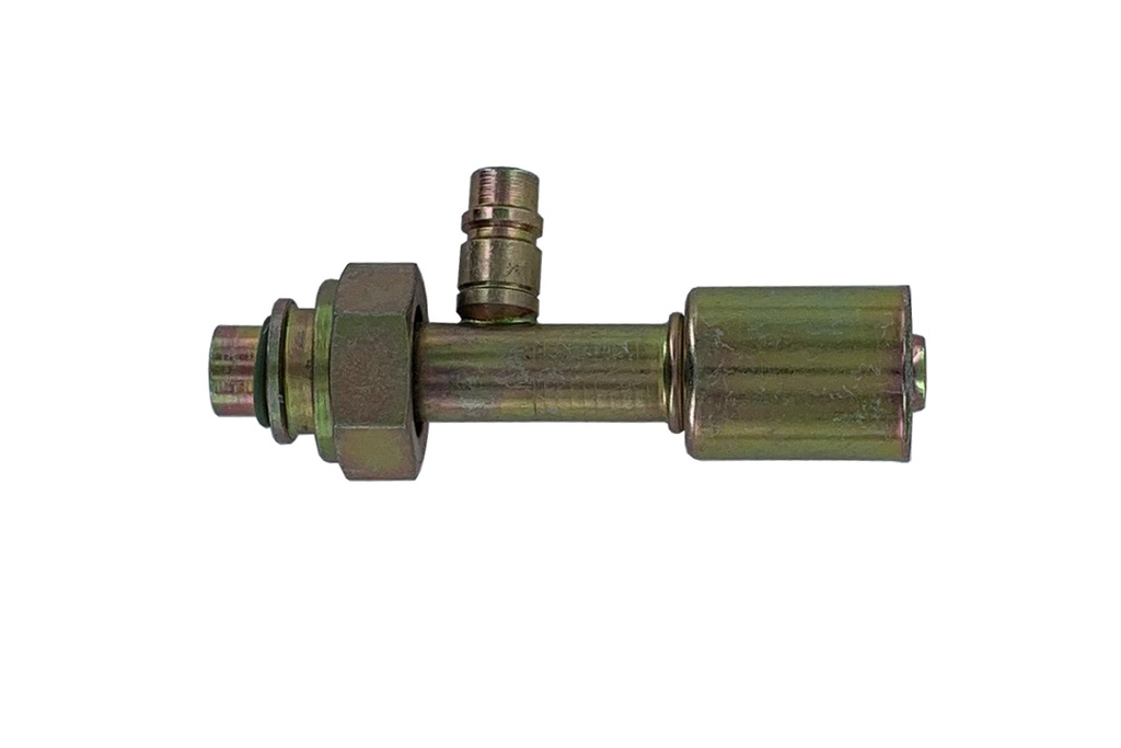 ACIER fem droit rotalock   +prise pression