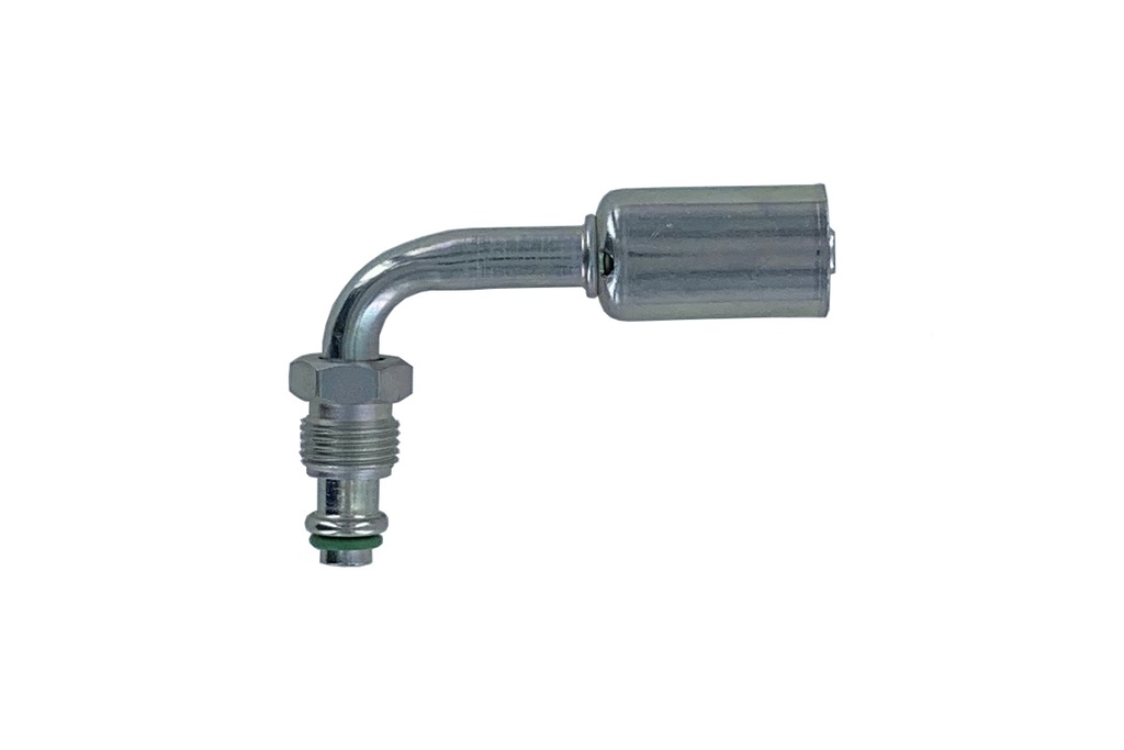 ACIER 90° MALE ORING M6